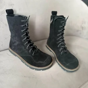 Custom Anatomical Lace Up Boots Handmade Leather Or